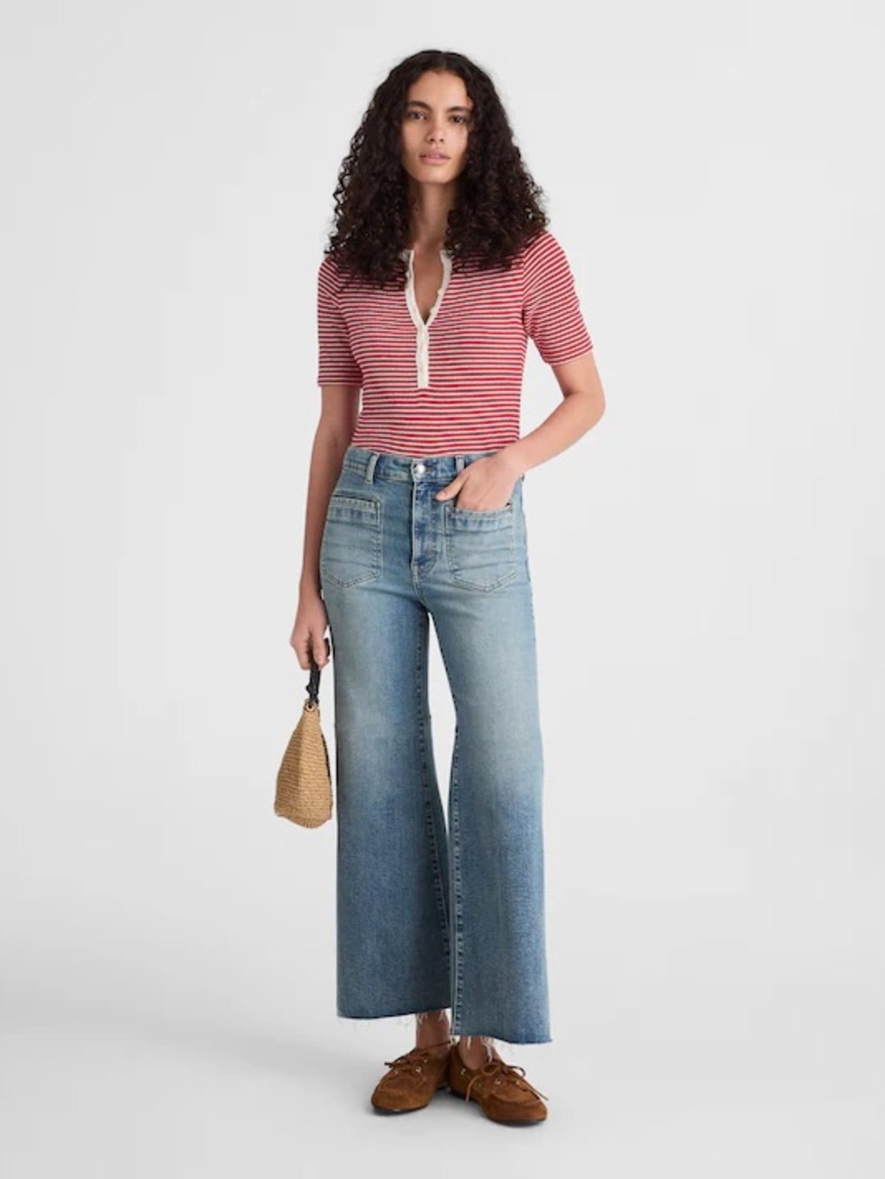 Madewell Flared Wide Leg Jean